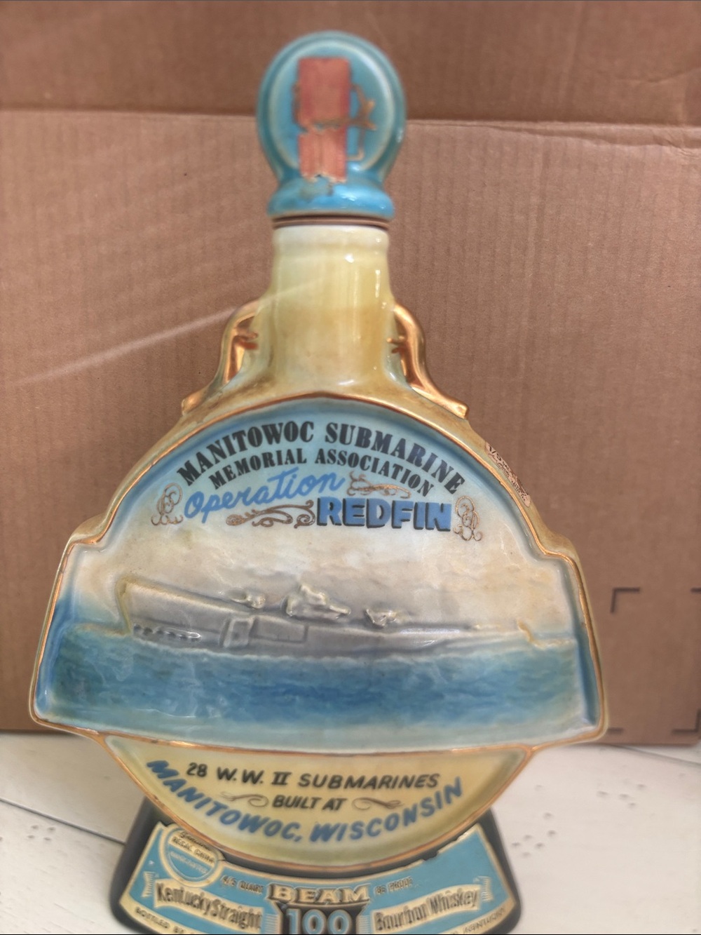 Vintage Beam' Decorative Bottle -